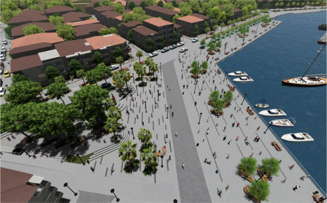 Dikili Belediyesi’nden Estetik Dokunuş