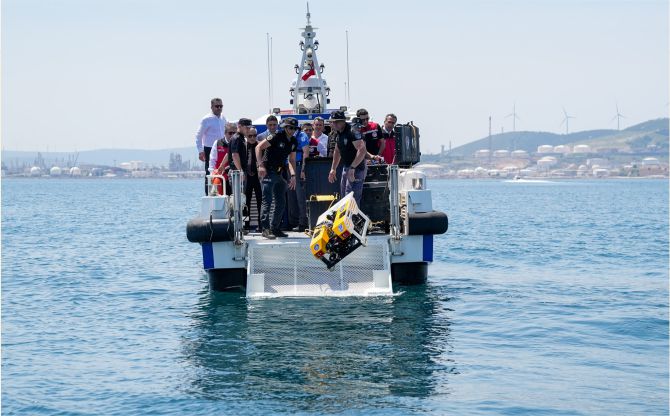 Aliağa Körfezi’nde Yapay Resifler Rov İle İncelendi