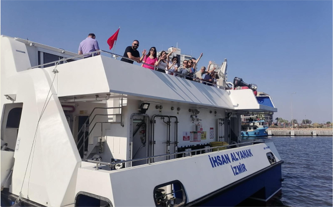 Bayramda rota denize