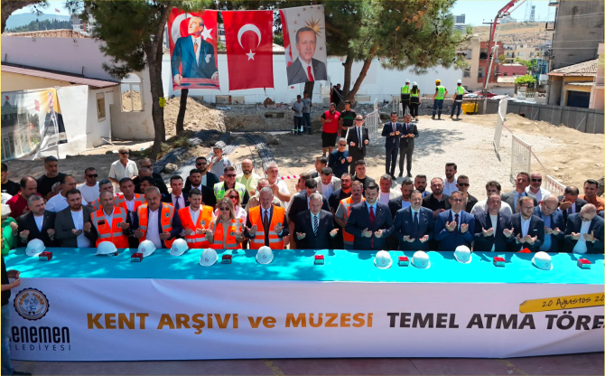 Menemen'de 100 yıllık müze hayalinin temeli atıldı