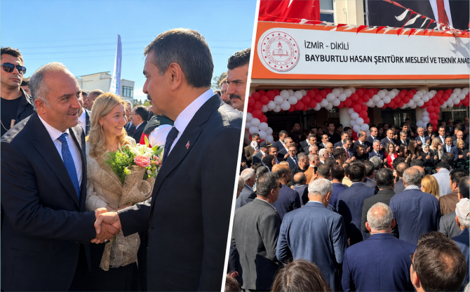 Dikili'de Bayburtlu Hasan Şentürk MTAL Törenle Açıldı