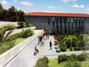 Gökçeada Uygulamalı Bilimler Yüksekokulu’nun Yeni Hizmet Binası İnşaatı Tamamlanmak Üzere