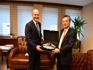 Bakan Süleyman Soylu, Japon Büyükelçisini Kabul Etti