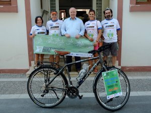 Bisiklet Ekibinden Başkan Gümüş’e Ziyaret