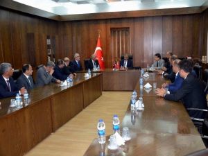 Aydınlı Şoförler Vali Koçak’ı Ziyaret Etti