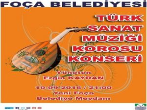 Yeni Foça’da, Türk Sanat Müziği Konseri