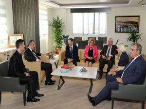 Arnavutluk Büyükelçisi Gazheli’den Manisa Büyükşehir’e Ziyaret