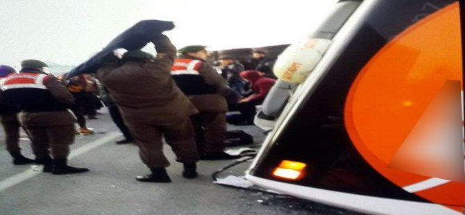 Afyonkarahisar’da Otobüs Kazası: 35 Yaralı