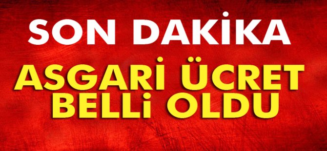 Asgari ücret ne kadar?