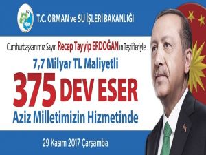 Cumhurbaşkanı Recep Tayyip Erdoğan’ın Hizmete Alacağı Eserlerden Kütahya Da Payını Alacak
