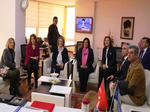 Chp Kadın Kollarından Başkan Çerçioğlu’na Ziyaret
