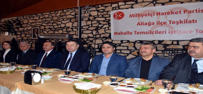 MHP Aliağa Teşkilatından Mahalle Temsilcilerine Toplantı