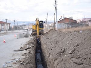 Şuhut Belediyesi Ekiplerinin Atık Su Kanalizasyon Çalışmaları