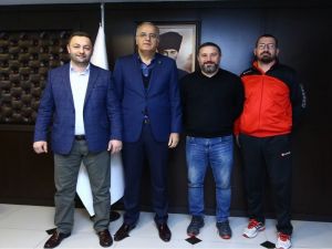 Salihli Belediyespor’dan Tvf Başkanı Üstündağ’a Ziyaret