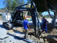 Turgutreis’te İçme Suyu Hattı Yenileniyor