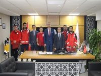 Deprem Bölgesi’nde Görev Yapan Ekibe Teşekkür Belgesi Verildi