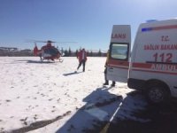 Okulda Rahatsızlanan Öğrenci Hava Ambulansı İle Sevk Edildi