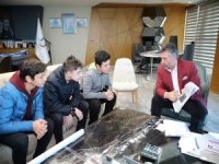 Çevreci Öğrenciler Başkan Sandal’a Projelerini Anlattı