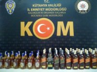 Kütahya’da 42 Şişe Kaçak İçki Ele Geçirildi