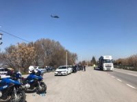 Jandarma Ve Emniyetten Helikopter Destekli Uygulama