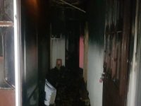 Sacda Ekmek Pişirildikten Sonra Çıkan Yangından Yaşlı Çifti İtfaiye Kurtardı