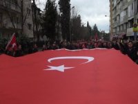 Denizli’de Şehitlere Saygı Yürüyüşü