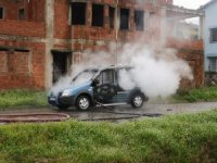 Park Halindeki Araç Küle Döndü