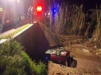 Kontrolden Çıkan Otomobil Köprüden Uçtu: 1 Ölü