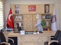 Kamu Binaları Dezenfekte Ediliyor