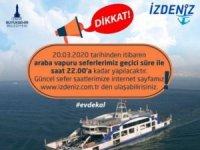 İzmir’de Araba Vapuru Seferlerinde Saat Değişikliği