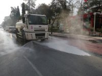 Şehzadeler’in Sokaklarında Dezenfekte Çalışmaları Başladı