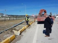 Dumlupınar’da Çevre Yolu Işıklandırma Çalışmaları