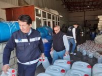 Buca’da Kaçak Dezenfektan Ve Maske Baskını