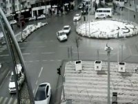 Afyonkarahisar’daki Kavşaklarda Meydana Gelen Kazalar Mobese Kameralarına Yansıdı