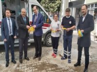 Gediz Bilsem Sağlık Çalışanları İçin Yüz Koruyucu Siper Üretimi Başladı