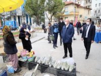 Menteşe Halk Pazarında Korona Virüs Denetimi