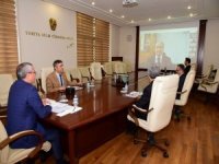 Vali Deniz, Kaymakamlarla Video Konferansla Görüştü