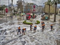 Denizli, Sabun Köpükleriyle Beyaza Büründü