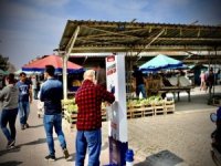 Didim’de Semt Pazarlarına Mobil Dezenfekte Noktaları Yerleştirildi
