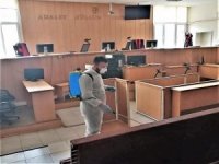 Aydın Adliyesi Ve Cezaevlerinde Korona Virüs Önlemleri