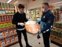 Marketlere Dezenfektan Ve Maske Denetimi