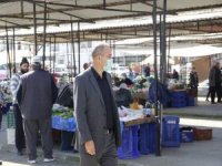 Başkan Uzundemir Koronavirüs Önemleri Alınan Pazaryerinde İncelemelerde Bulundu