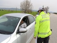 Manisa İl Sınırında Uygulama; Araçlar Geri Gönderiliyor