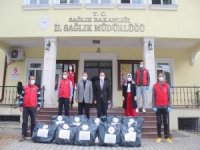 Sağlık Çalışanları İçin Üretilen Maskeler Teslim Edildi