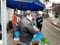 Aydın’da Semt Pazarlarına Sosyal Mesafe Düzeni