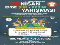 Menteşe’de 23 Nisan Temalı Resim Ve Şiir Yarışması