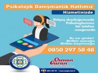 Büyükşehirden Psikolojik Danışmanlık Hattı