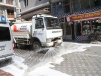 Kuyucak’ta Pazaryerleri Dezenfekte Ediliyor