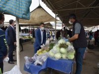 Pazarlarda Korona Virüs Tedbirleri En Üst Seviyeye Çıkarıldı