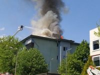 Telekomünikasyon Şirketine Ait Binada Yangın